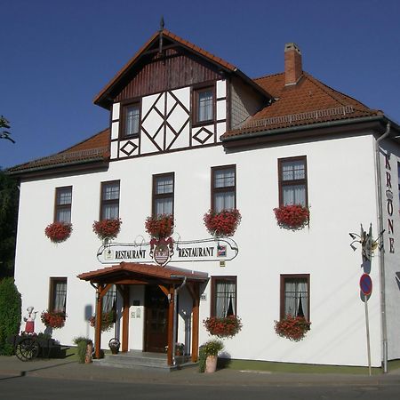 Landgasthof & Hotel Krone Eischleben Ichtershausen Exterior foto