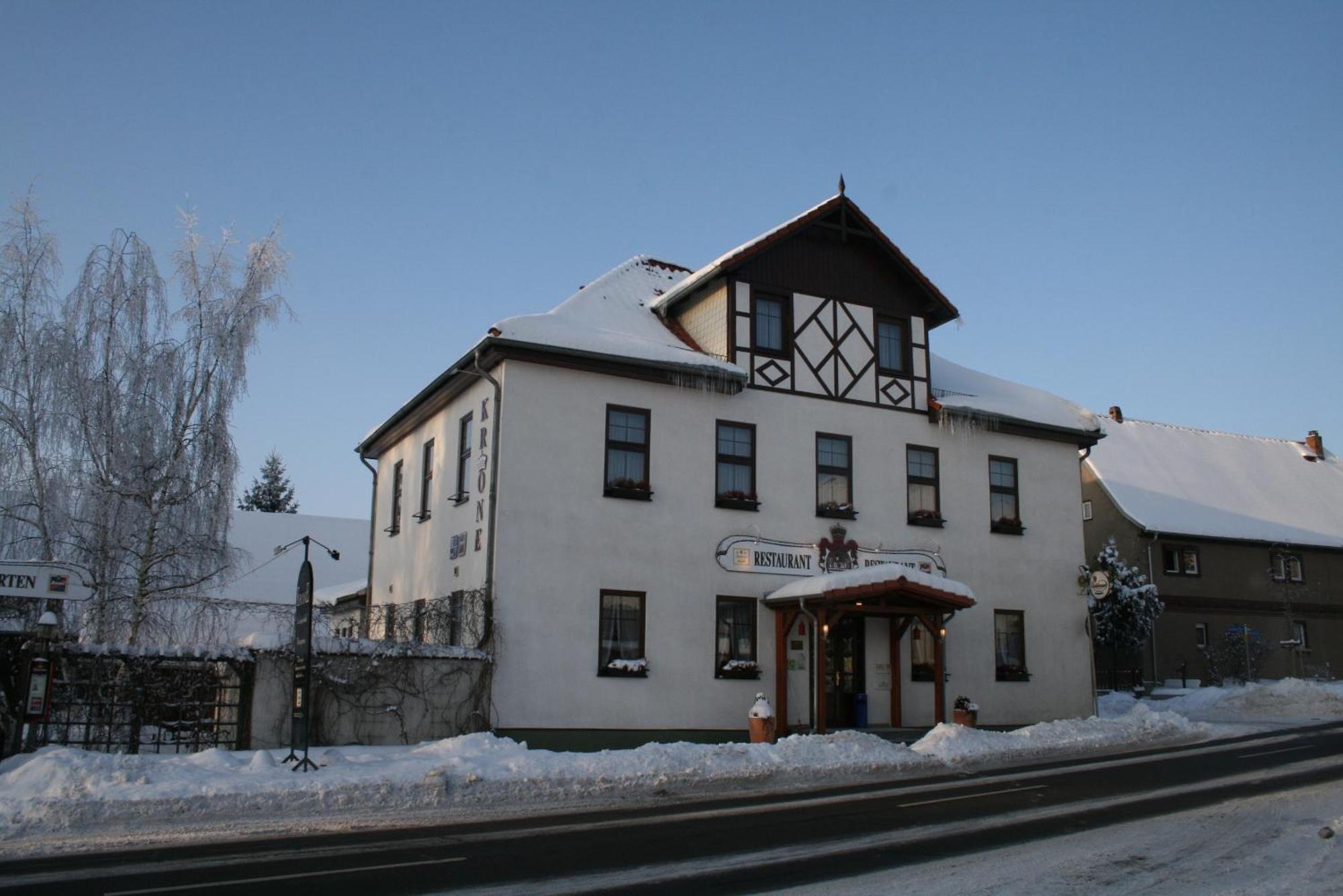 Landgasthof & Hotel Krone Eischleben Ichtershausen Exterior foto