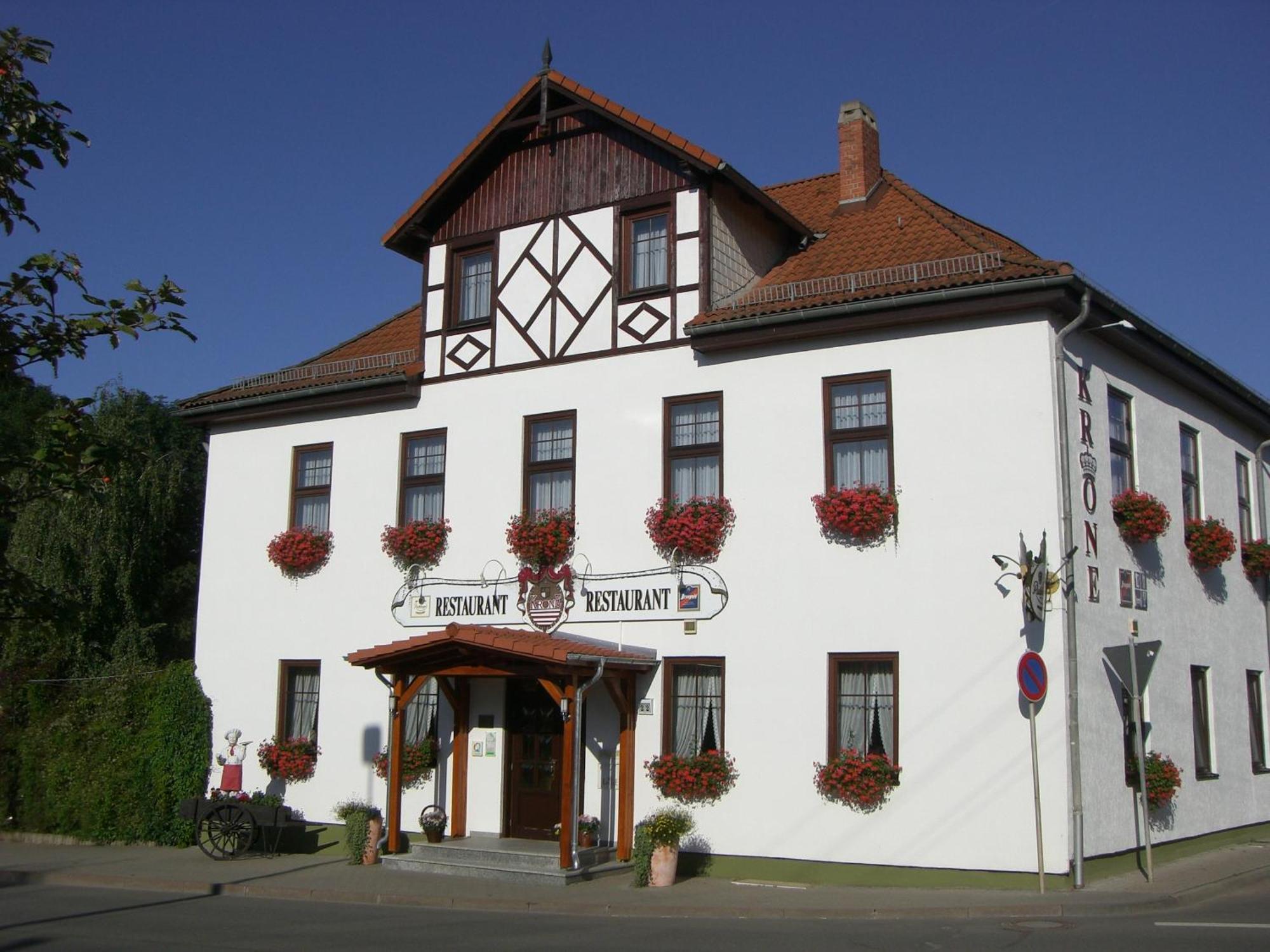 Landgasthof & Hotel Krone Eischleben Ichtershausen Exterior foto